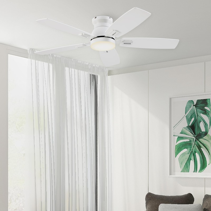 SUNMORY 42" Ceiling Fans with Lights and Remote/APP Control, Low