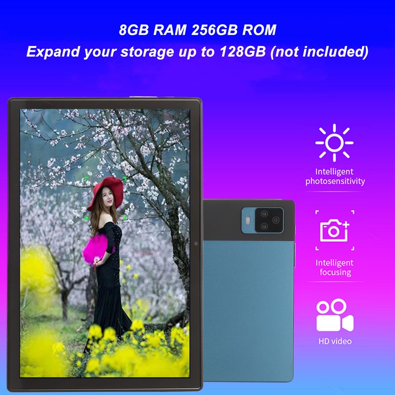 10 Inch Tablet for Android 12 8 Core CPU 8GB
