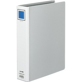 Kokuyo K2F-ETB650C File Tube File, Double Opening, A4 Vertical, Holds 500 Sheets, 2 Holes, Silver