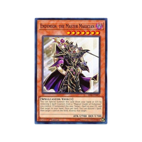 Yu-Gi-Oh! - Endymion, The Master Magician - SR08-EN005 - Common - 1st Edition - Structure Deck: Order of The Spellcasters