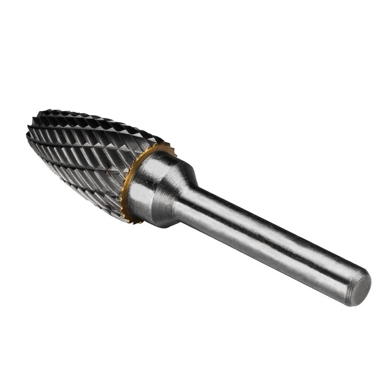 sourcing map Double Cut Tungsten Carbide Rotary File 9/16-inch Head