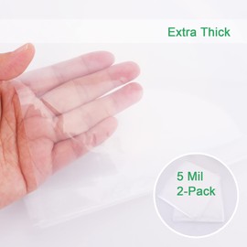 Lauliven 2-Pack Mattress Bag for Moving - Queen Size Mattress Storage Bag - 5 Mil Heavy Duty - Extra Thick Mattress Cover Protection - 60 x 104 Inch