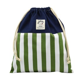 HOPPE Large Drawstring Bag, For Kindergarten, Kindergarten, Kindergarten, Kindergarten, Kindergarten, Elementary School, Fashionable, Drawstring Bag, Drawstring Bag, olive stripe