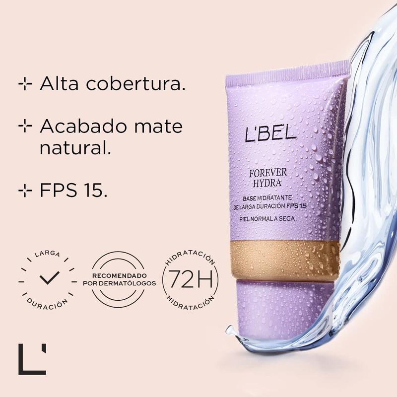 L'BEL - Base de Maquillaje Forever Hydra de Larga Duración