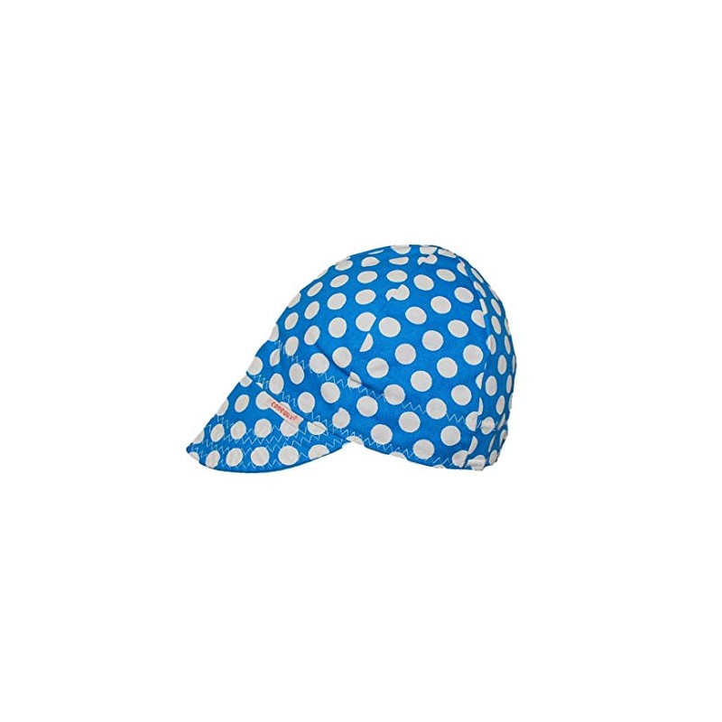 Comeaux Caps Reversible Welding Cap Blue Polka Dot (7 1/4)