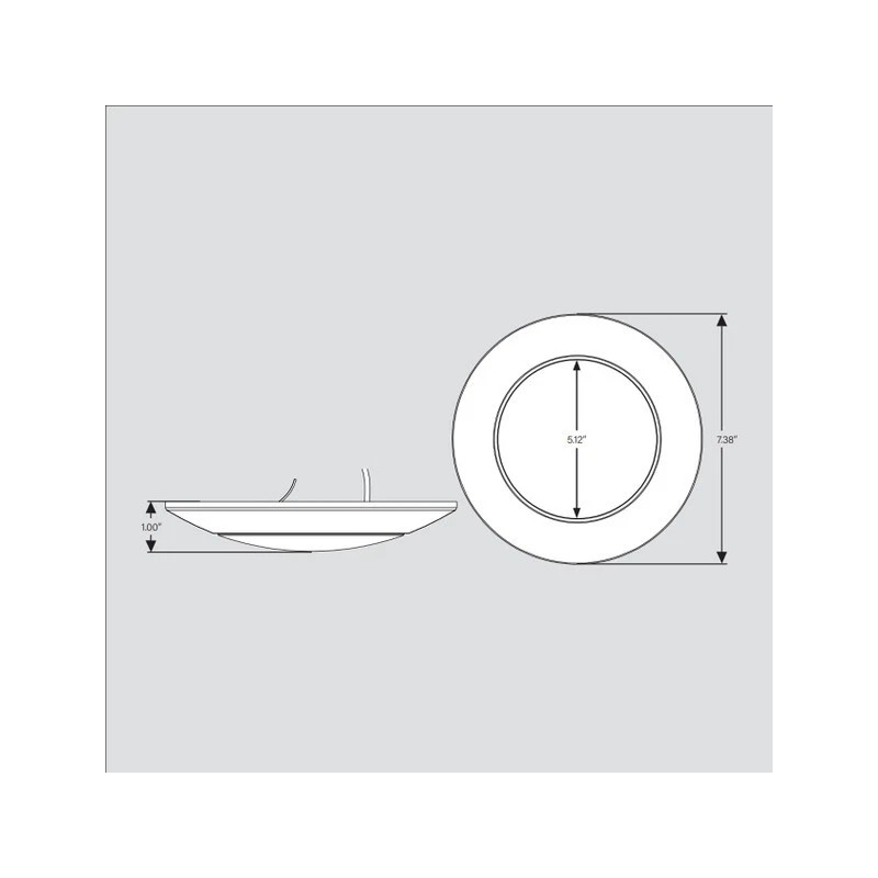 Keystone Ova - 6" Surface Downlight - 15W - CCT