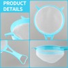 Lumpur Kitchen Strainer, 4 Pieces Set, Plastic Flour Sifter and