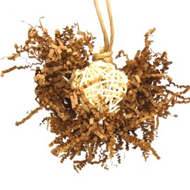 Bonka Bird Toys 3866 Natural Foraging Star Small Medium Bird Toy Vine Ball Crinkly Paper Forage Chew Shred Cockatiels Parakeets Conures and Other Similar Birds