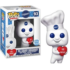 Funko POP! Ad Icons: Pillsbury Doughboy with Heart #93 Exclusive Bundled with Free PET Compatible .5mm Extra Rigged Protector