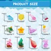 Fatiya 24 Pieces Ocean Luminous Mini Resin Animals, 24 Styles
