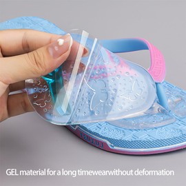 Zehenschutz Flip Flops Silikon Gel Sandale Kissen Pad Zehenpolster Für Sandalen Zehenschutzkissen Damen Herren