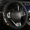 Leather Steering Wheel Cover Compatible with Toyota Tacoma 4Runner Tundra
