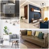 WEICHUAN Straight Furniture Legs Replacement Metal Gold Sofa Couch Chair