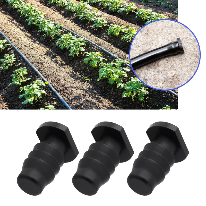 Briny River 40pcs Irrigation End Cap Pipe Drip Plug Accessories