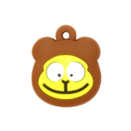 ZHIZHOUNEY 1PC Cute Tennis Dampeners Funny Tennis Racket Dampener Soft Silicone Tennis Racquet Dampeners Tennis Damper Tennis Supplies, monkey