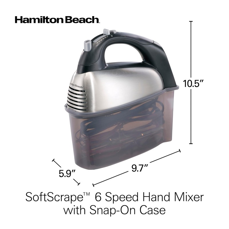 Hamilton Beach Softscrape Hand Mixer