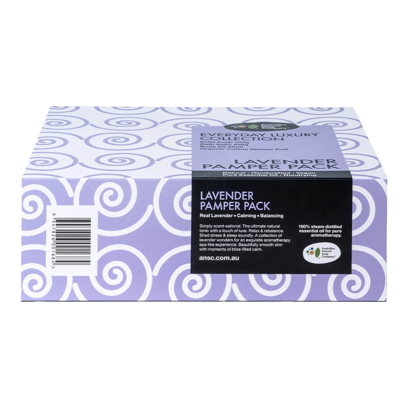 Australian Natural Soap Company Lavender Pamper Pack, 5 Item Pack