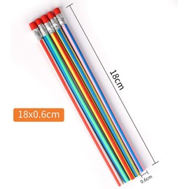 Bending Pencils, Pack of 25 Colourful Bending Pencils, Flexible Pencils, Bendable Pencils, Flexible Magic Bending Pencil for Children - Ideal Small Gifts for Children