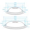 4 Pack Black Porcelain Burner Drip Pan By AMI PARTS