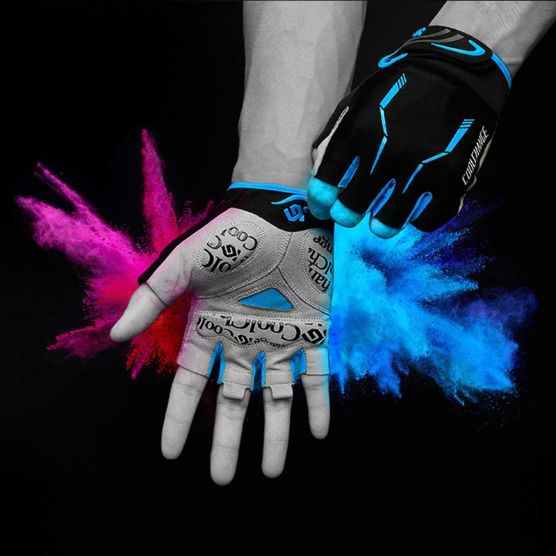 Cycling Gloves, Spring, Summer, Autumn, UV Protection, Smartphone Compatible, Breathable,