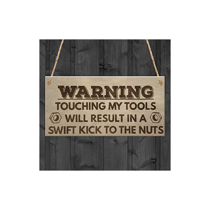 RED OCEAN Kick Nuts Tools Man Cave Garage Shed Dad