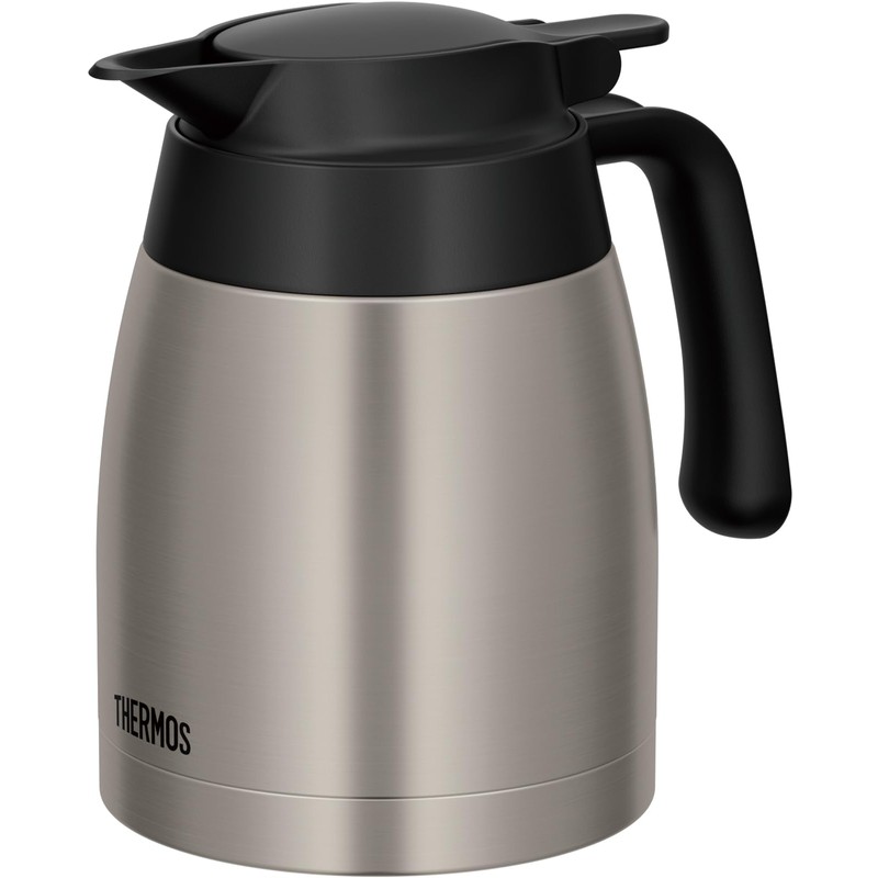 Thermos Stainless Steel Pot 1L, Stainless Matte, Thermal Insulation Pitcher,
