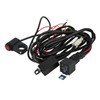13ft LED Light Switch Wiring Harness 14AWG 1‑to‑2 with Relay