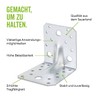 Heavy Duty Angle Connector with Beading, Handyman Pack, Sendzimir Galvanised