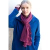 Invero, Merino Scarf Lilly 100% Wool, Cyklam