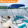 Bimini Boat Top Straps, 2 Pack Bimini Top Straps Adjustable