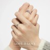 Pack de Anillos Dazisiny para Pareja, de Promesa y Compromiso