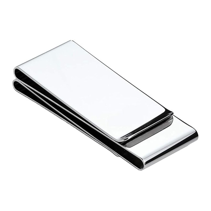 VERALY.MX Set 2 Clip Para Billetes Plateado Tarjetas 3 Divisiones