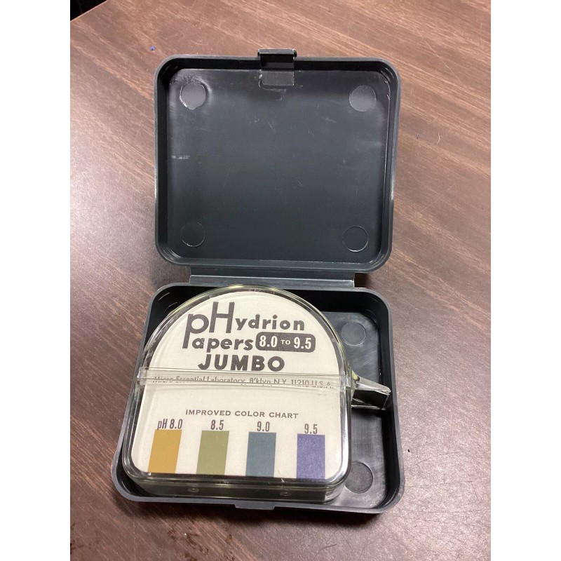 MICRO ESSENTIAL (6PK) HYDRION JUMBO MICRO ESSENTIALS 8.0-9.5 pH Test