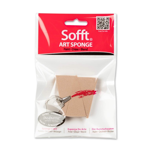 PanPastel Sofft Tool 61023 Sponge Bar Oval Pack of 3