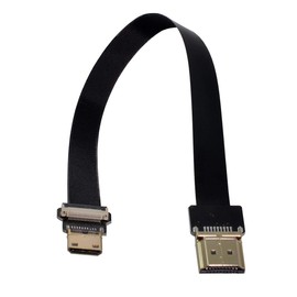 Xiwai CYFPV - Cable plano mini HDMI macho a HDMI macho FPC 1080P para FPV HDTV multicopter fotografía aérea (0,2 m)