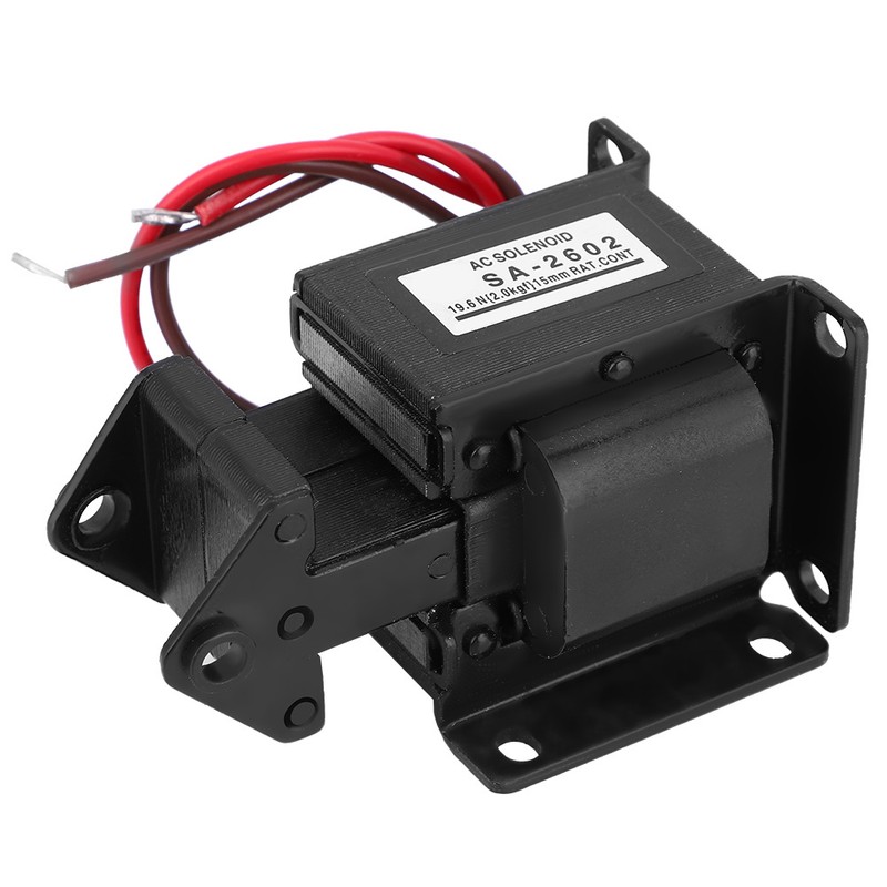 SA-2602 AC Push Pull Electromagnet Tractive Solenoid Electromagnet 220VAC 19.6N