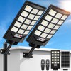 Solar Street Lights Outdoor Waterproof, 30000LM 6500K LED Motion Sensor