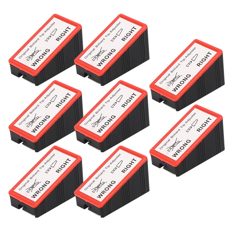 8PCS Portable Billiards Pool Cue Tip Knife Blade Snooker Stick