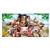 YISUMEI - Bath Towel - Farm Animal Selfie - 70