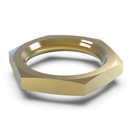 ABA Beul 28001.002.2 Lock nut, Brass, 1/4