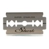 Shark Super Stainless Steel Razor Double-edged Replacement Blades, 100 Pieces
