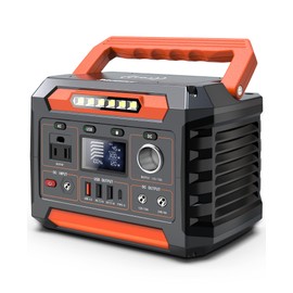 PROGENY 300W Portable Power Station, 299Wh/80818mAh Solar Generator, Regulated DC Output Backup Battery with Pass-Through Charging AC Outlet, Pure Sine Wave, LED Light Power Station for CPAP Camping