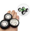 8PCS Toy Car Wheels 38mm Rubber Tire for Remote Control