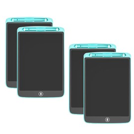 LCD Writing Pad 10 Inch Toddler Doodle Board,Colorful Drawing Pad, Erasable Reusable Painting Pads, Educational and Learning Kids Toy for 2 3 4 5 6 Year Old Boys and Girls (4 Pack, Blue)