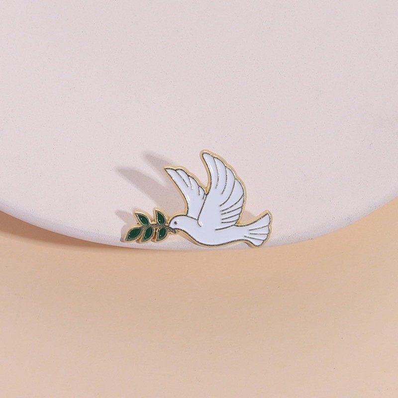 KaminoKa Dove Holding Olive Hope Peace Symbol Dove Set of