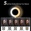 Ring Light Laptop, 5 Inch Ring Light with Tripod &