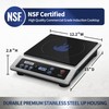 ChangBERT Induction Cooktop, Commercial Grade Portable Cooker, Large 8” Heating