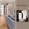 Vghoko Decorative Outlet Covers Black Gold Marble 2 Gang Light