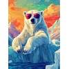 GMETINC 5D Diamond Painting Kits for Adults, Animal Polar Bear