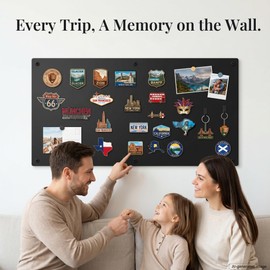 Qiytecno Large Magnetic Board for Wall: Non-Magnetic Fridge Solution